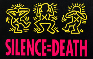 silence-equals-death-keith-haring-poster